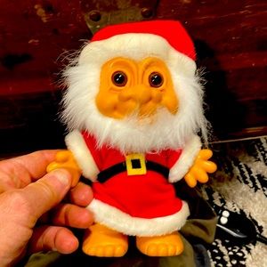Russ Vintage Santa Large Troll Doll - Excellent Condition!  🎅🏼 Christmas decor